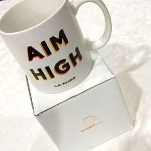 AIM HIGH Quotable Ceramic Mug